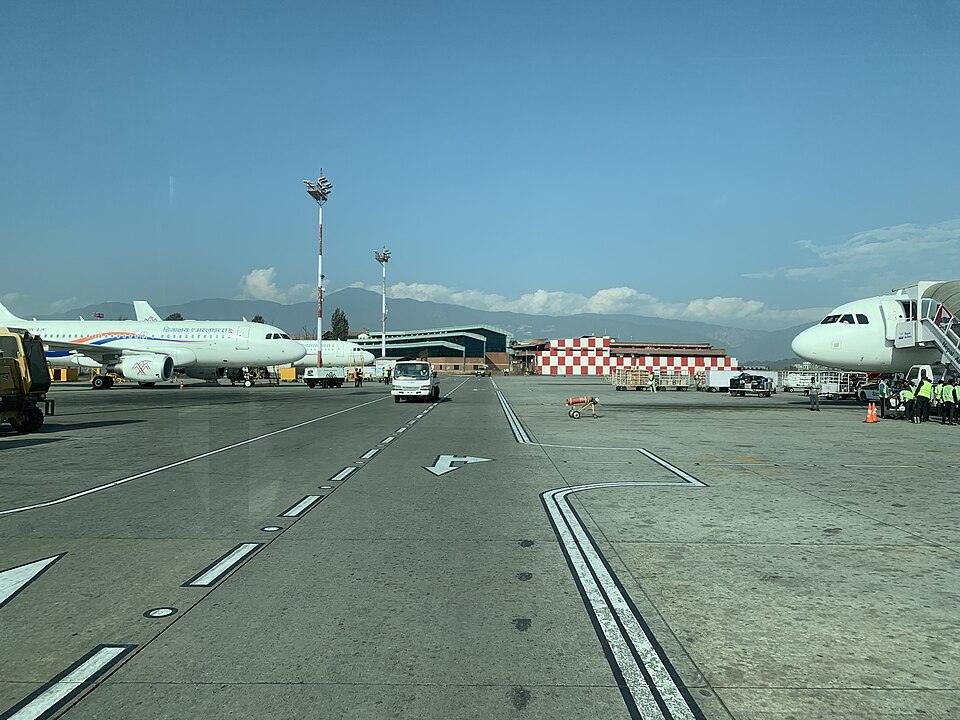 Aircraft at Kathmandu’s Tribhuvan Airport