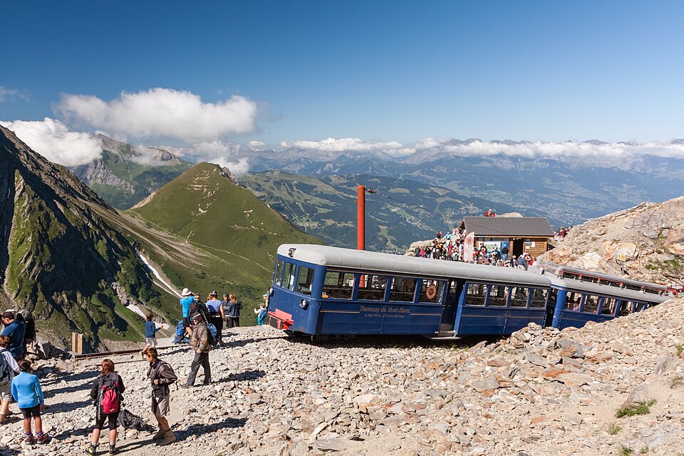 Nid d’Aigle station, Tramway du Mont-Blanc