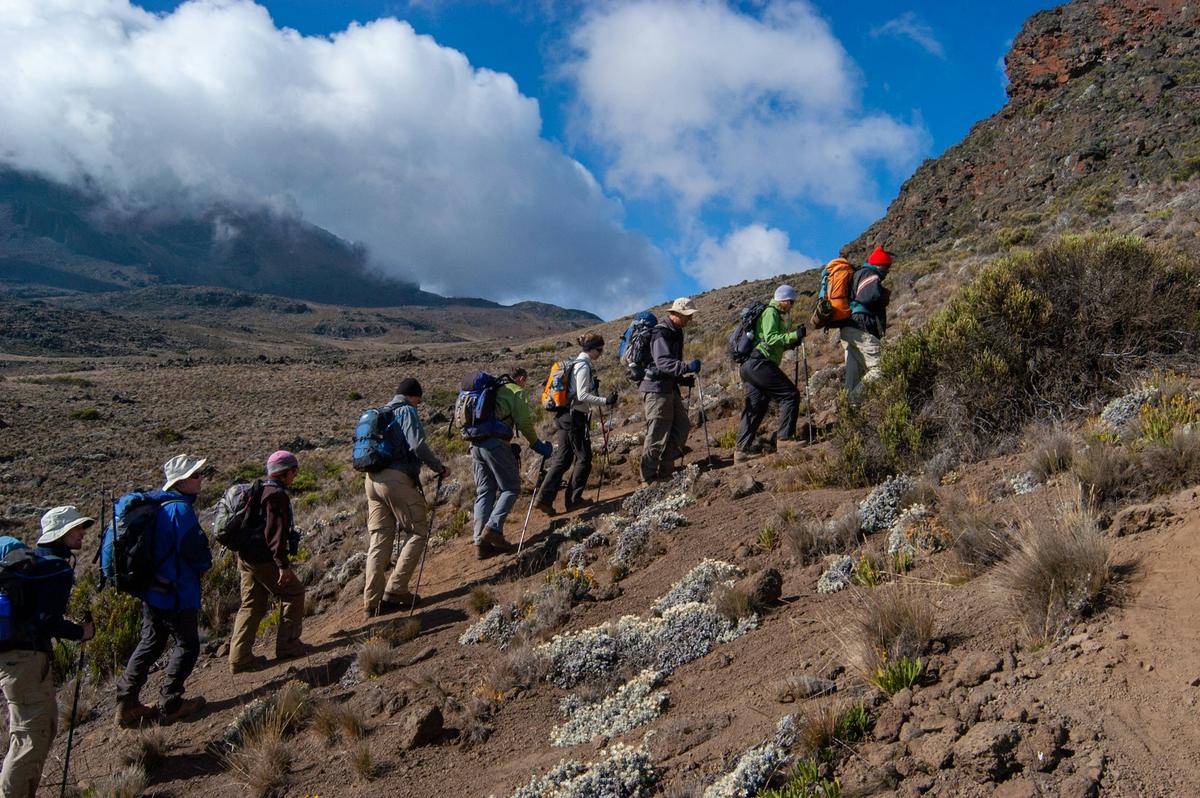 Rongai trail towards Second Cave