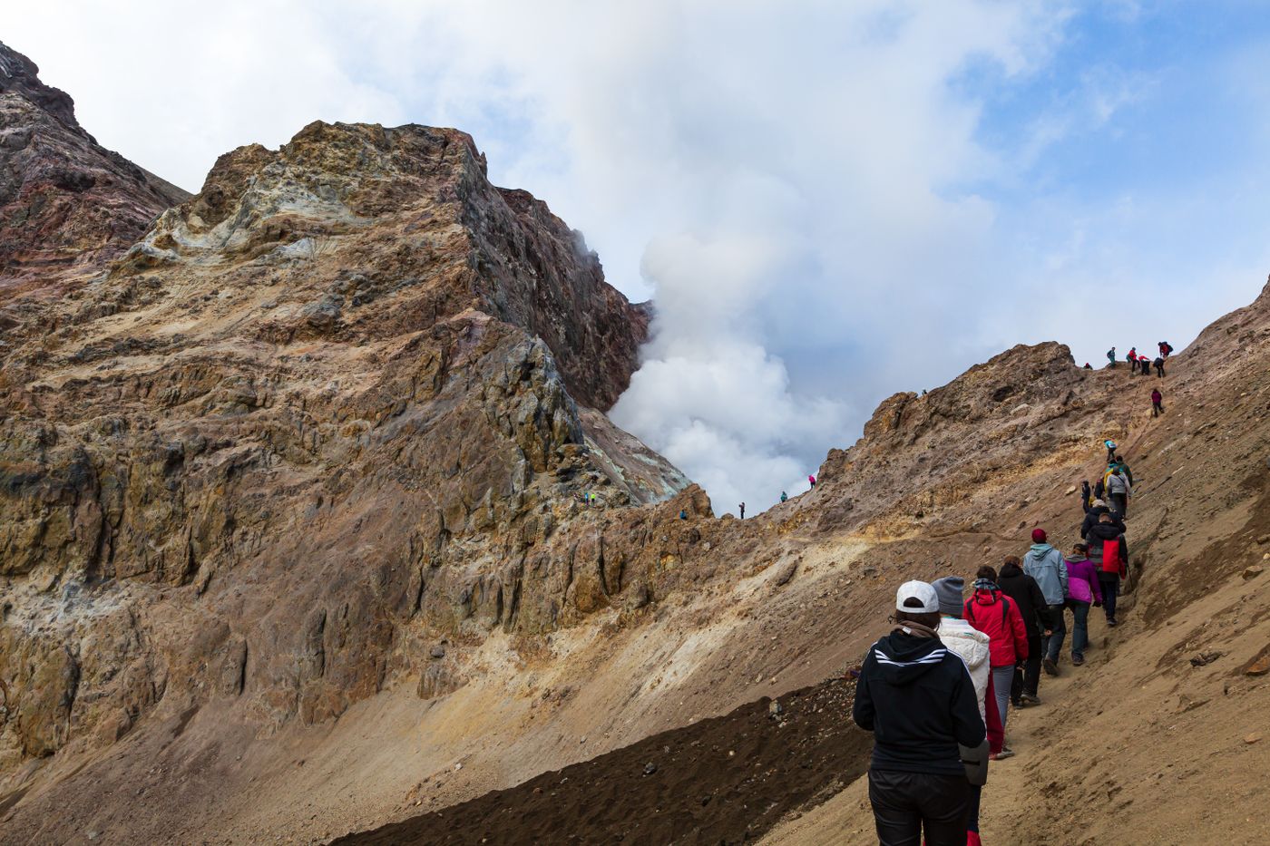 Александр Максин · Pexels License · https://www.pexels.com/license/ · https://www.pexels.com/photo/9048795/ A group ascending a rocky mountain path