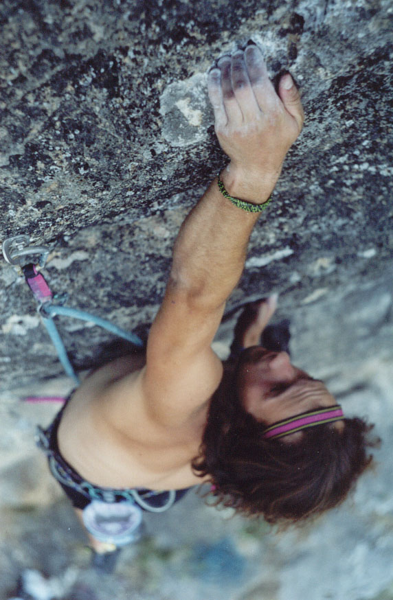 Stefanos Nikologianis · CC BY 2.0 · https://creativecommons.org/licenses/by/2.0 · https://commons.wikimedia.org/wiki/File:Sport_Climbing_Greece_Theopetra.jpg · Displayed cropped to fit Movement on a bolted sport-climbing route.